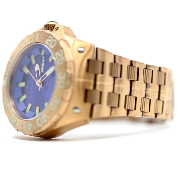 Android Watch Stainless Steel Blue Face Automatic - Picture 8 of 11